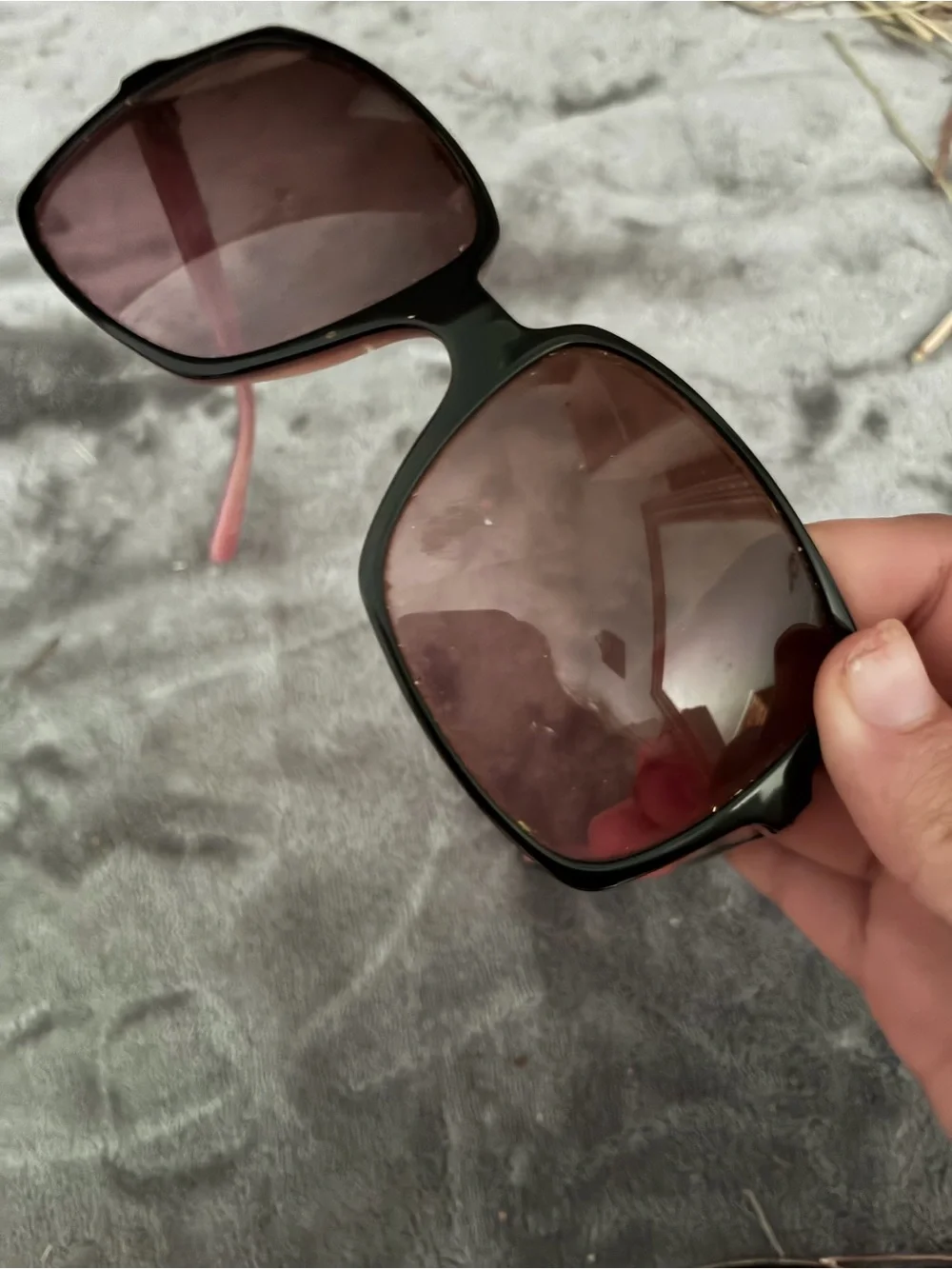 Paul Smith Ombré Oversized Square Sunglasses